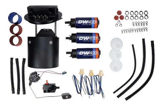 DeatschWerks X3 Series Fuel Pump Module w/ Triple DW400 Fuel Pumps for 2011-2024 Ford Mustang