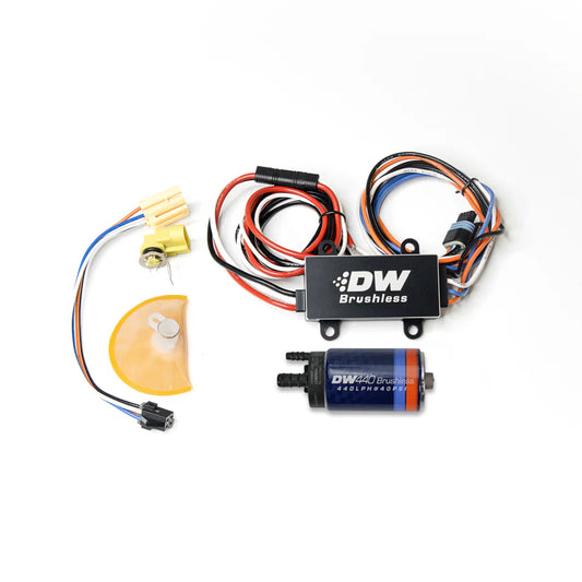DeatschWerks DW440 440lph Brushless Fuel Pump Single/Dual Controller & Install 11-14 Ford Mustang GT