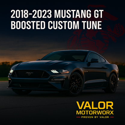 2018-2023 Mustang GT Custom Tune Boosted